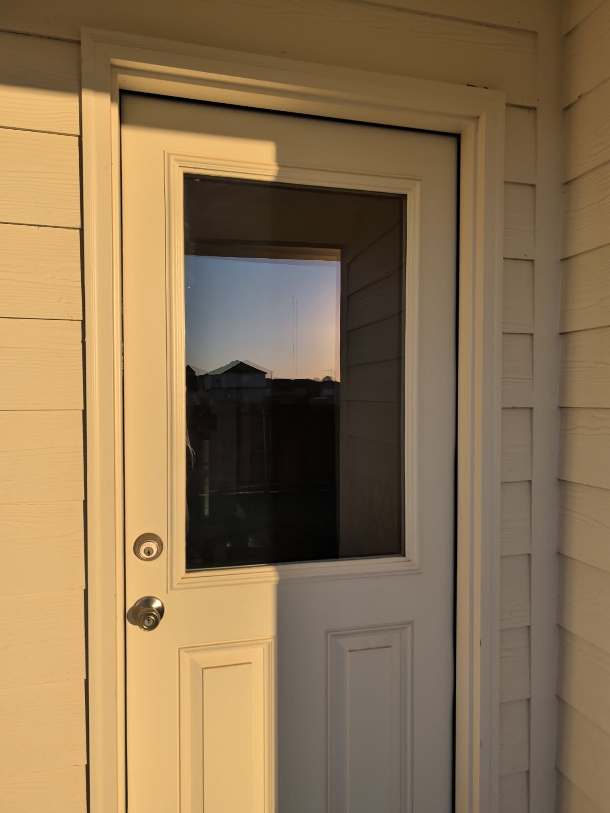 New back door installed